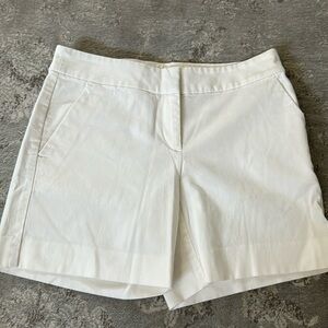 LOFT Riviera Shorts in White (Size 0)
